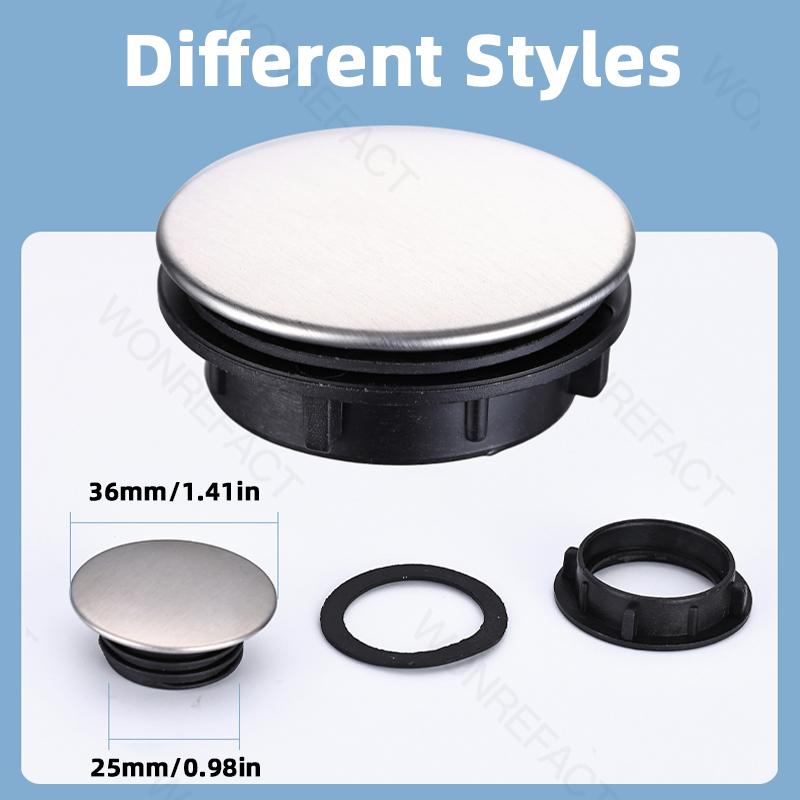 Sink Hole Sealing Cap All-Copper Decorative Cap/Plug Kitchen Sink Drain Plug/Soap Dispenser Plug Hole Plug Sink Hole Sealing Cap