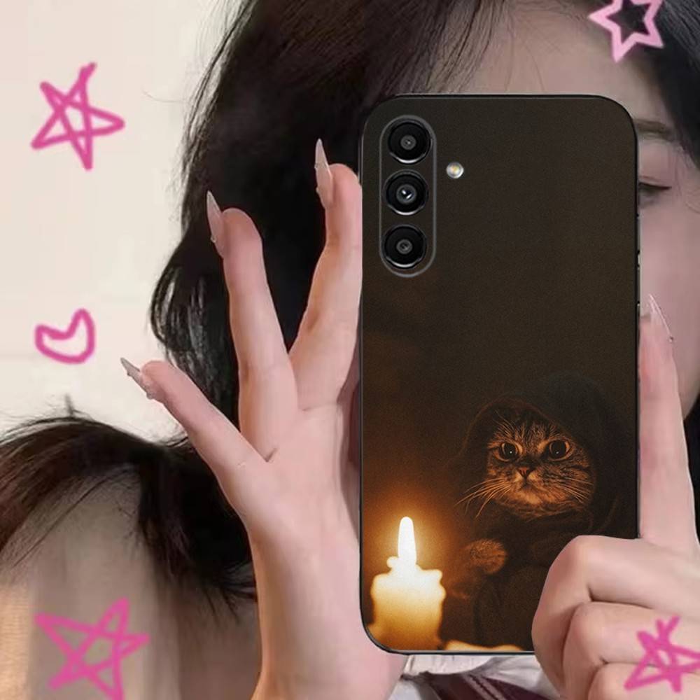

Cute Funny Cat Cats Phone Case For Samsung S24,S21,S22,S23,S30,Ultra,S20,Plus,Fe,Lite,Note,10,9,5G Black Soft Cover Samsung S235G