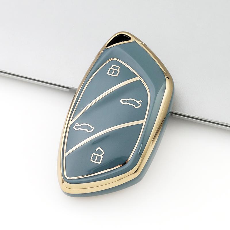 

Для Roewe RX5 I6 I5 RX3 RX8 ERX5 MG ZS EV MG6 EZS HS EHS MARVEL X MARVEL R TPU Автомобіль дистанційного ключа Чохол Оболонка сірий