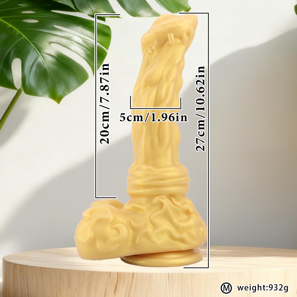 Simulated Dildo Adult Sex Toy With Anal Dilation And Vaginal Dilation