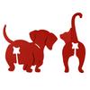 1 Pair Dog Cat Butt Sealing Clip Reusable Snack Bread Food Storage Bag Sealing Clamp Moisture-proof Freshness Keeping Bag Sealer Kitchen Gadgets