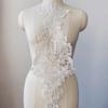 Lightweight Polyester Embroidery Flower Patch Large Size Multi Color Dance Costume Patch Sew-On Lace Flower Dance Costume