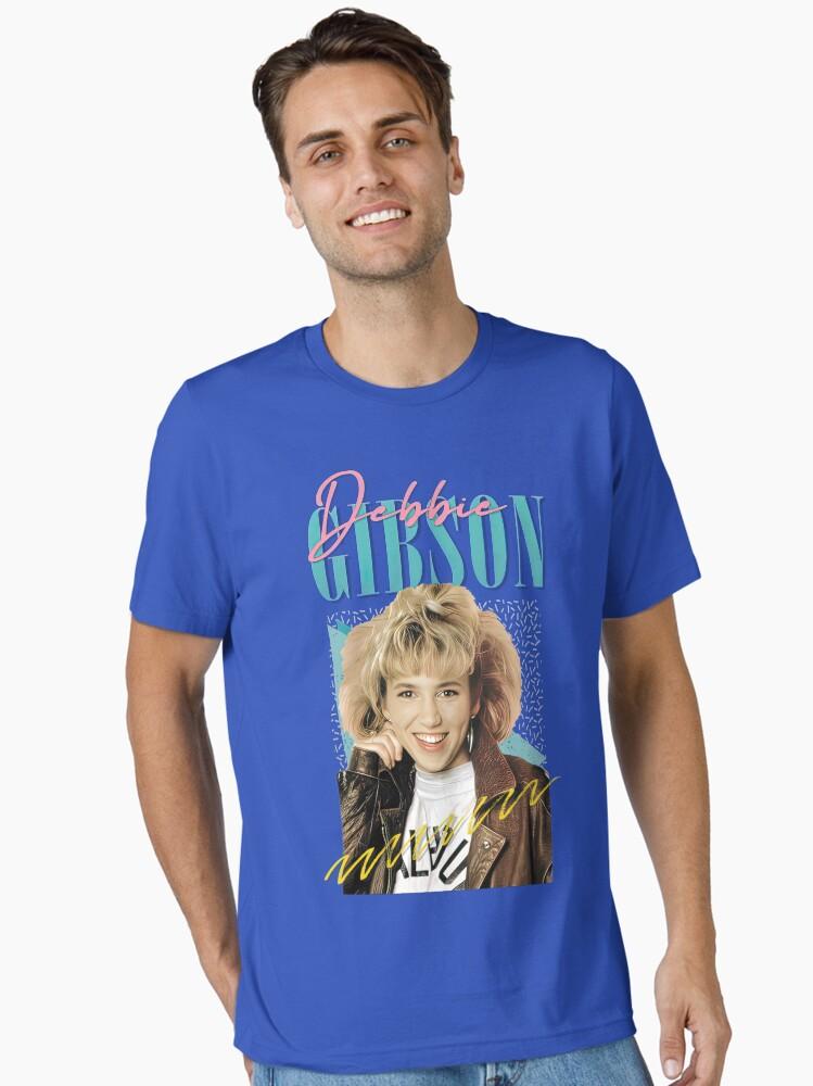 Vanessa Paradis Debbie 80er Jahre Stil Gibson Ästhetik Basic T-Shirt