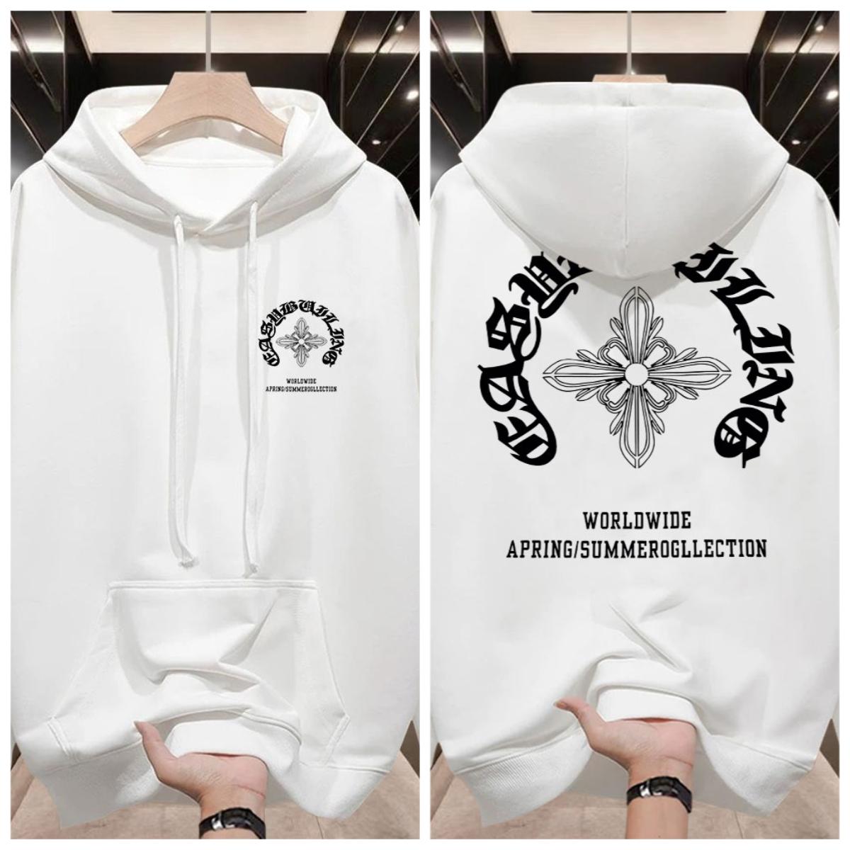 

New Trendy Brand Hoodie for Men 2025 New Spring and Autumn Thin Style Loose Hooded Casual Plush American Rascal Handsome Men s C S