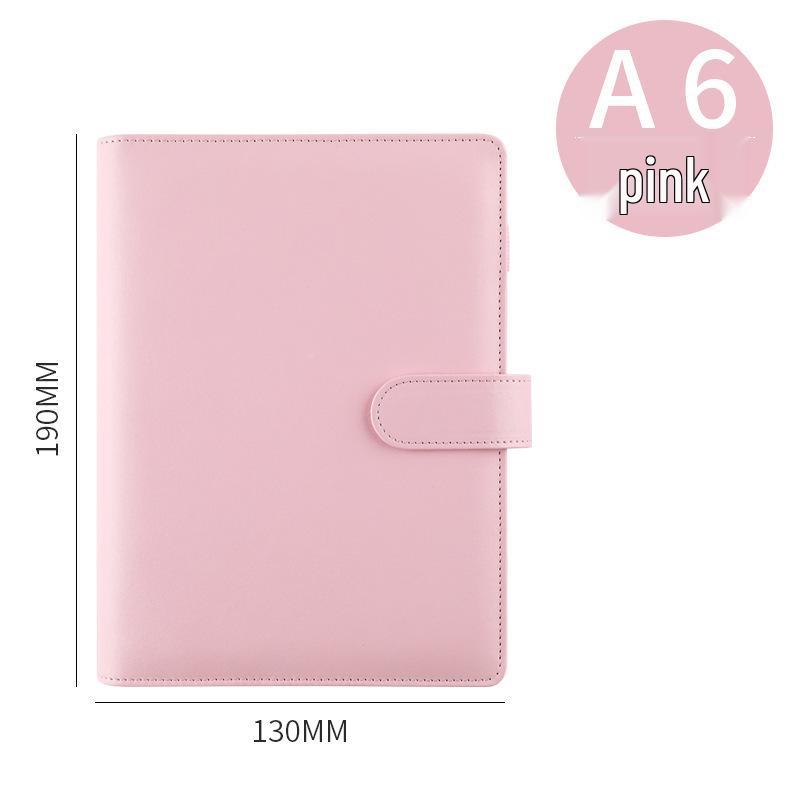 In-Stock Creative Macaron A6 Loose-Leaf Notebook with Custom Logo Options