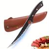 Stainless Steel Boning Knife w/Knife Sheath Fruit Knife Handmade Forged Knife Peeling Knife Fruit Vegetable Fish Meat Cleaver