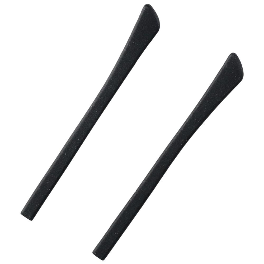 10Pairs Silicone Eyewear Slip Sets Black Tip Holder Glasses Accessory Spectacle Leg Sets  Glasses