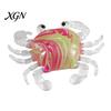 Decompression Toy Crab Squeeze Slow-Rising TPR Fidget for Stress Relief Elastic Pinch Cute Transparent Claws Portable Gadget Kids Adults