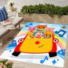 1pc Flim Flim1 Design Area Rug - Non-Slip, Soft & Cozy Floor Mat for Living Room, Bedroom, Office - Indoor/Outdoor Decorative Carpet