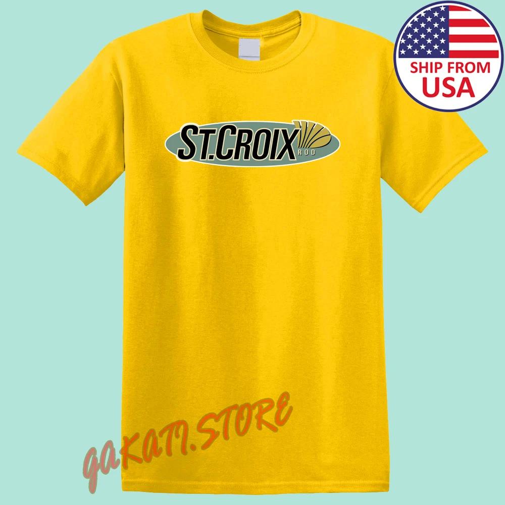St. Croix Fishing Rod Tackle Men s Daisy Yellow Size S-5XL XL
