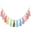 Tassel Garland Decorative Wall Hanging Decoration Boho Wall Hanging Boho Macaron Color Wall Decor For Entryway Party Backdrop