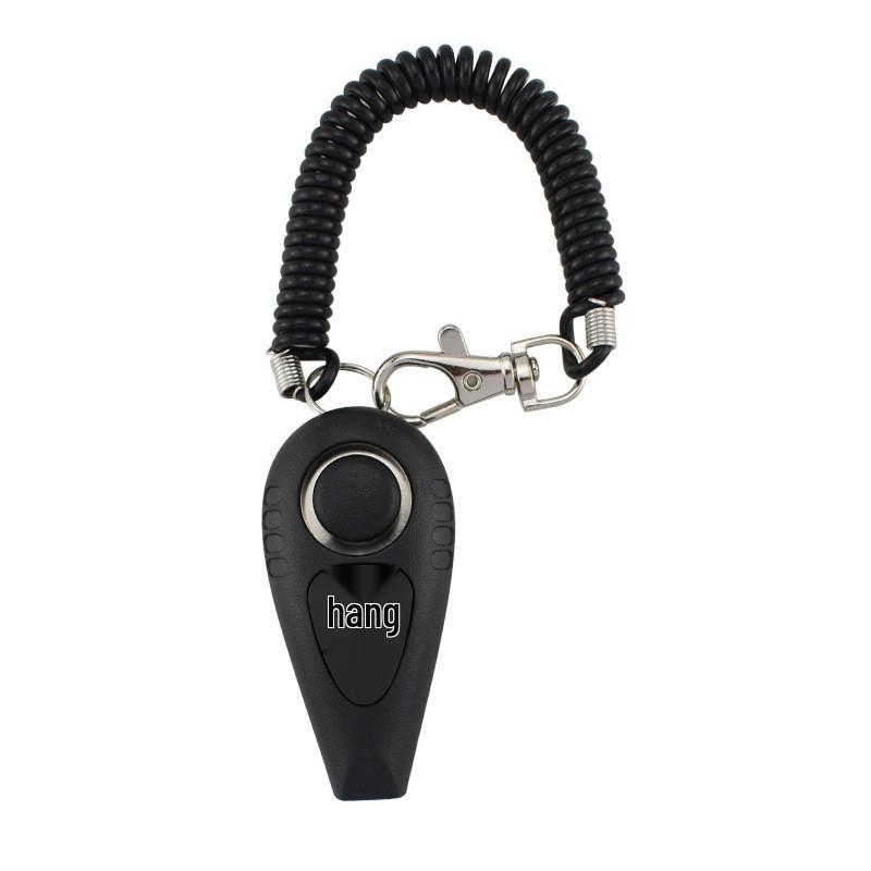 Zweifarbiger Haustiertraining-Clicker & Pfeife mit Lanyard