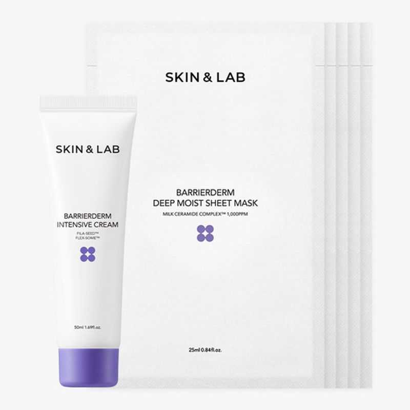 Skin Barrier Recovery Guarantee Duo (Barrierderm Intensive Cream 50ml + Barrierderm Deep Moist Sheet Mask 5 sheets)