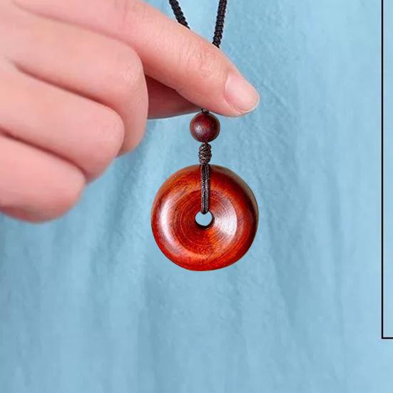 Přívěsek ze santalového dřeva Svědek lásky Malé prohlášení štěstí Hladká textura Hřejivý dotek Přívěsek ve tvaru srdce