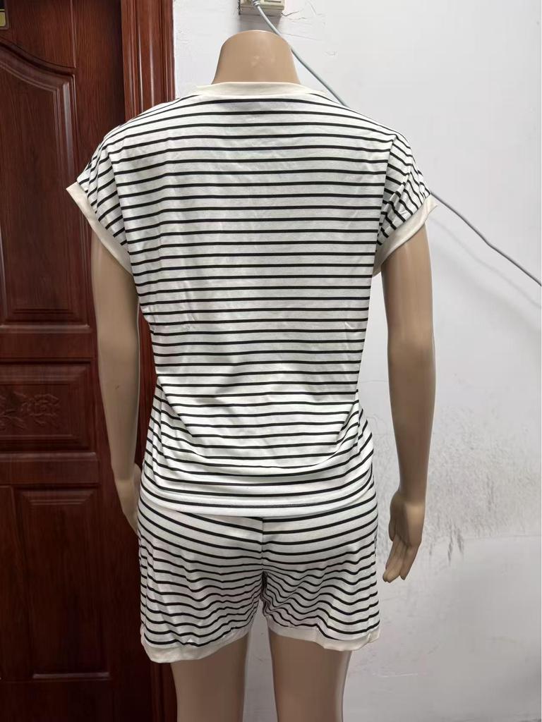European & American Casual Women's Short Sleeve Shorts Set (2026 Edition)