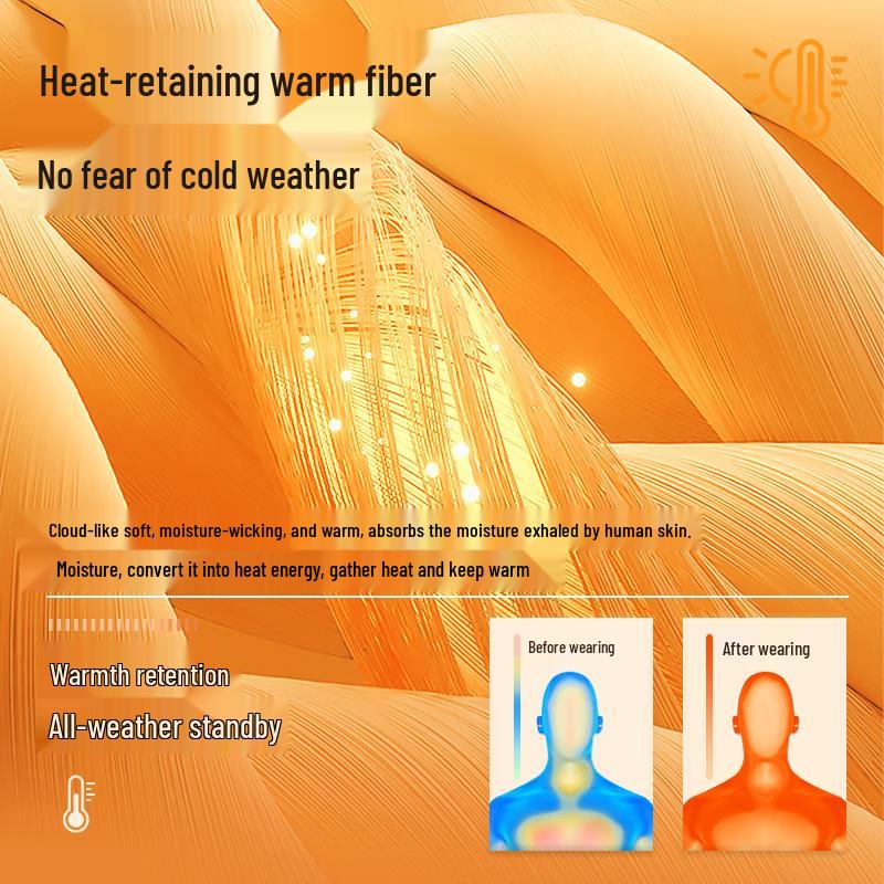 MINISO Men's Thickened Stand-Collar Fleece Jacket