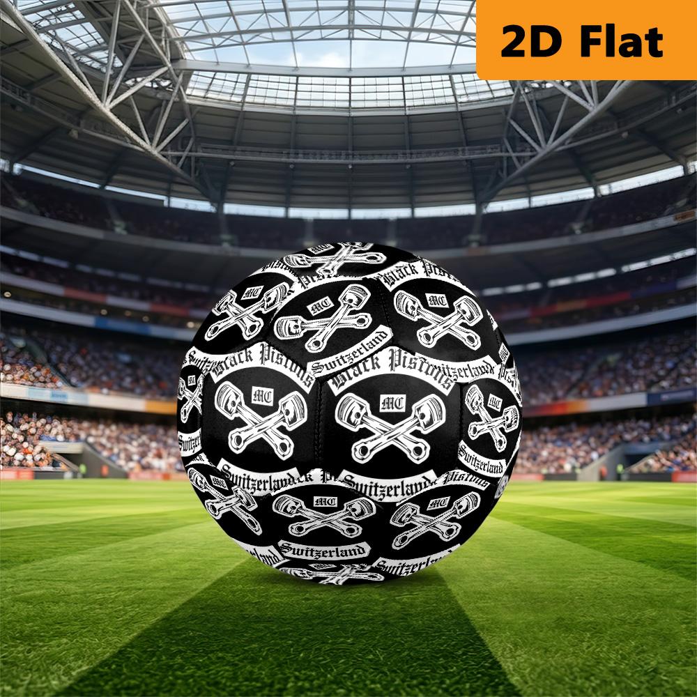 Custom Motorcycle Skull Design Soccer Ball Suitable for Both Training and Competition Very Elastic High Elasticity Wear-resistant and Slip-resistant