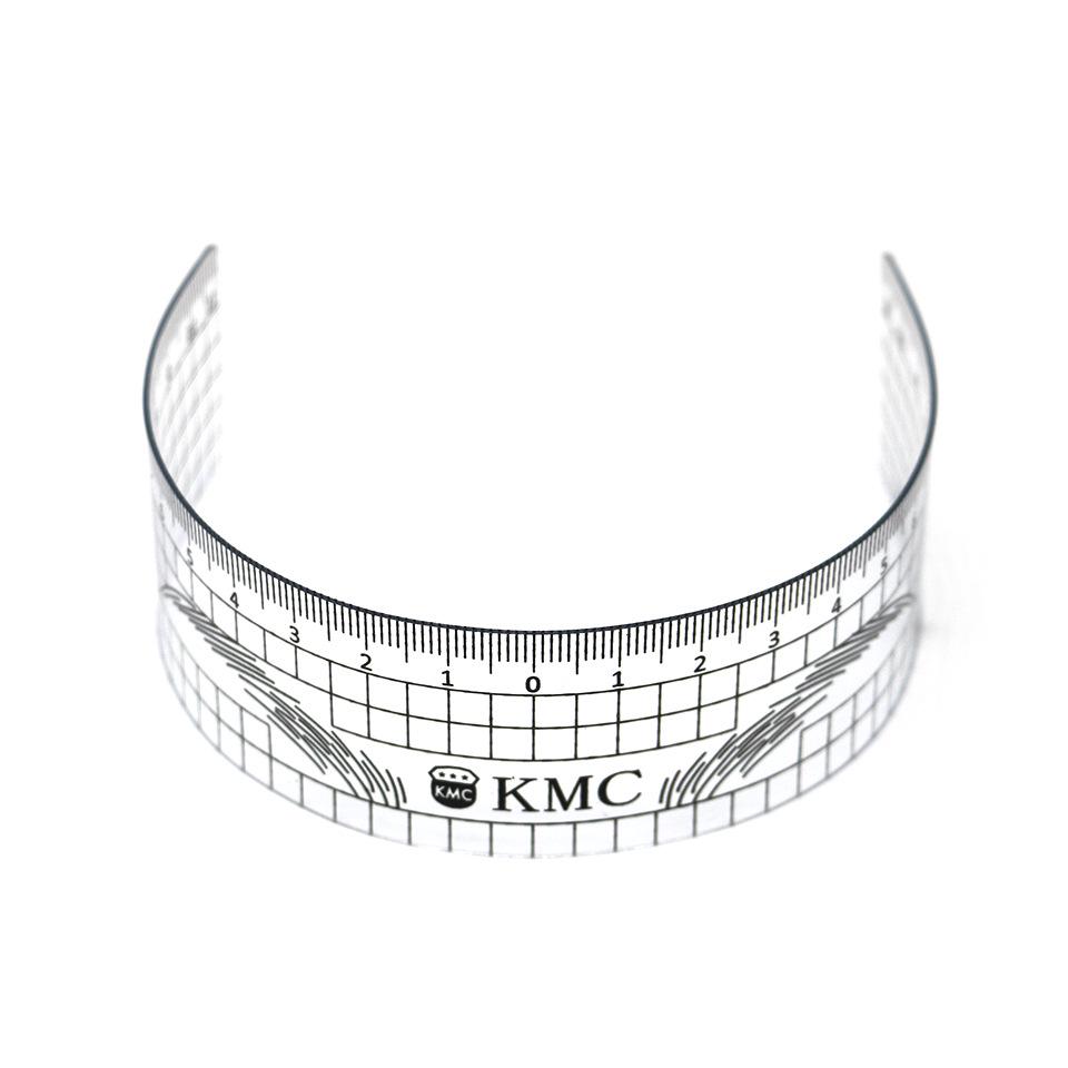 Permanent Makeup Korean Style Brow Positioning Ruler - Even Eyebrow Measurement Tool