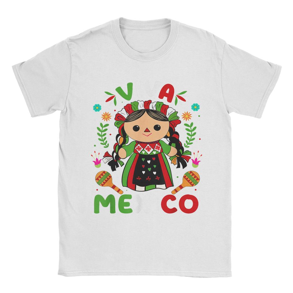 Viva Mexico Mexican Independence Day Shirts Women Girls Summer T-Shirts For Men Tee Shirt Short Sleeve Clothes