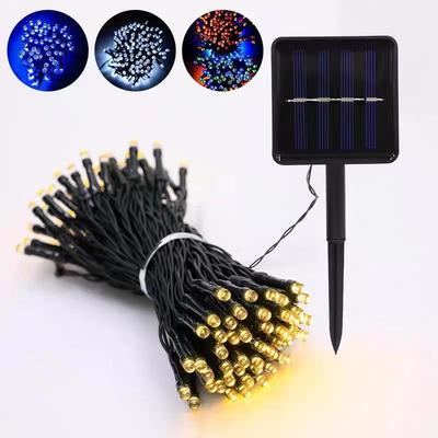 Solar LED String Lights - Waterproof Outdoor Holiday & Garden Décor with 8 Modes