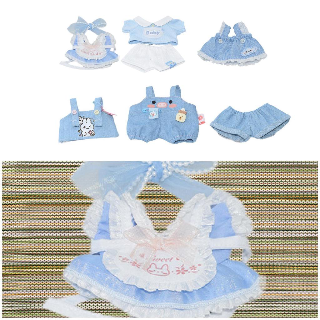 6.69in Doll Clothes Cute Doll Clothes for Kids Birthday Gift Accessories DIY Doll Toy Doll Clothing