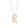 Lip Chain Hip Hop Domineering Infinite Copper Micro-inlaid Zircon Dragon Lady Necklace Temperament Light Luxury Niche Design Sense