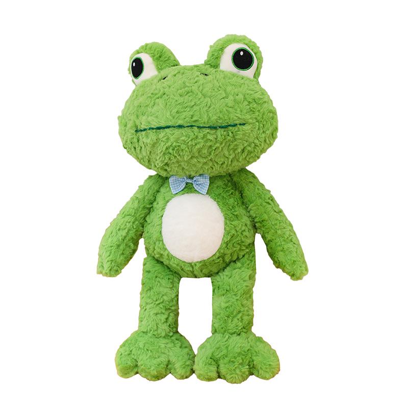 Green Frog Plush Toy - Large Soft Doll for Girls, Sleeping Hug Pillow