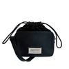 Camera Bag Leather 5AC Shoulder Bag Black Leather Used