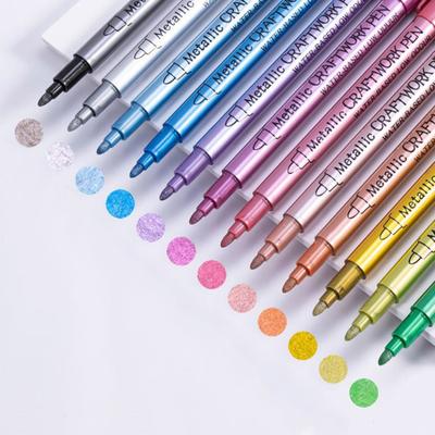 12ks/krabička Sada gelových per Jasně syté barvy Silné pokrytí Clip Design Inkoustová pera Papír