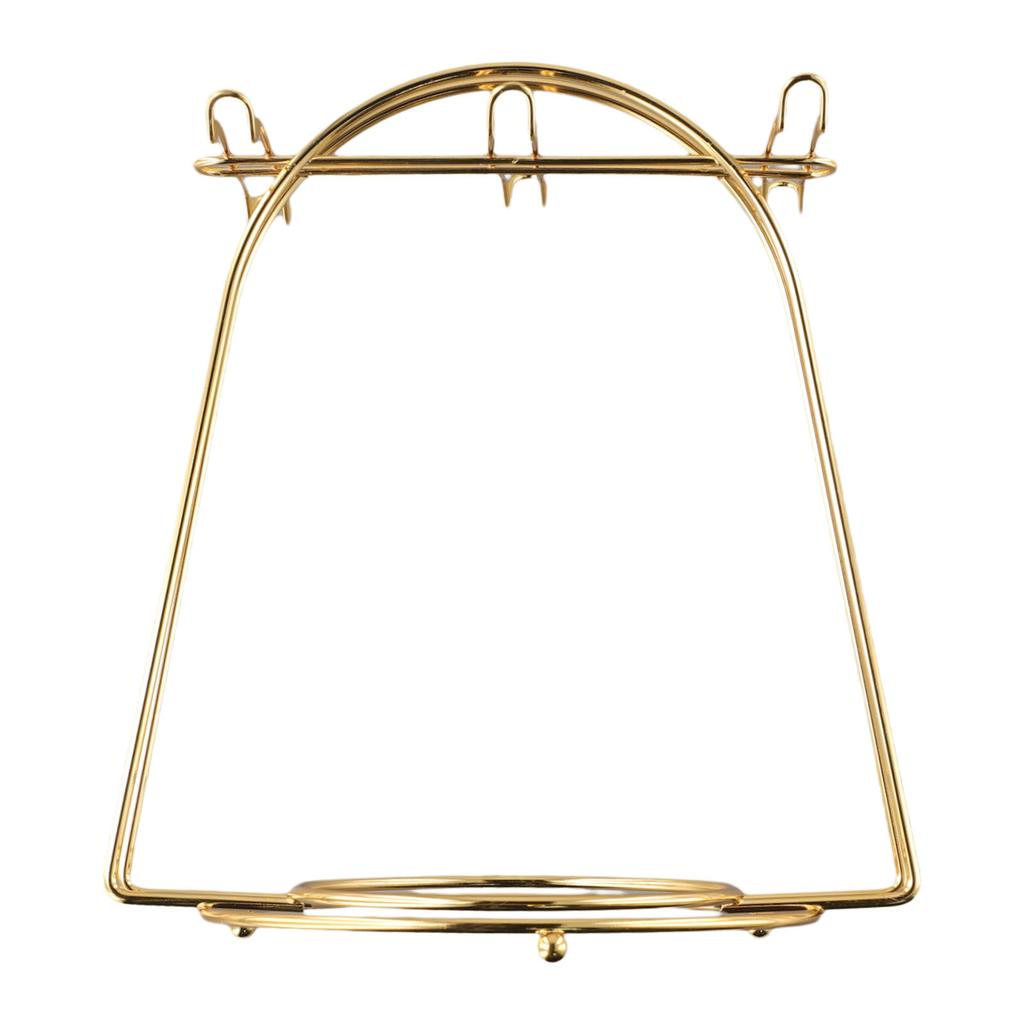 Metal Tea Cup Display Rack with Drainage Capability for Managing Inventory and Improving Retrieval Efficiency In Busy Kitchens
