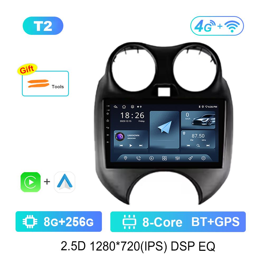 Android Intelligent System for Nissan March K13 2010 - 2013 Car Video Multimedia 9'' GPS Navigation 4G HD Screen Cooling Fan