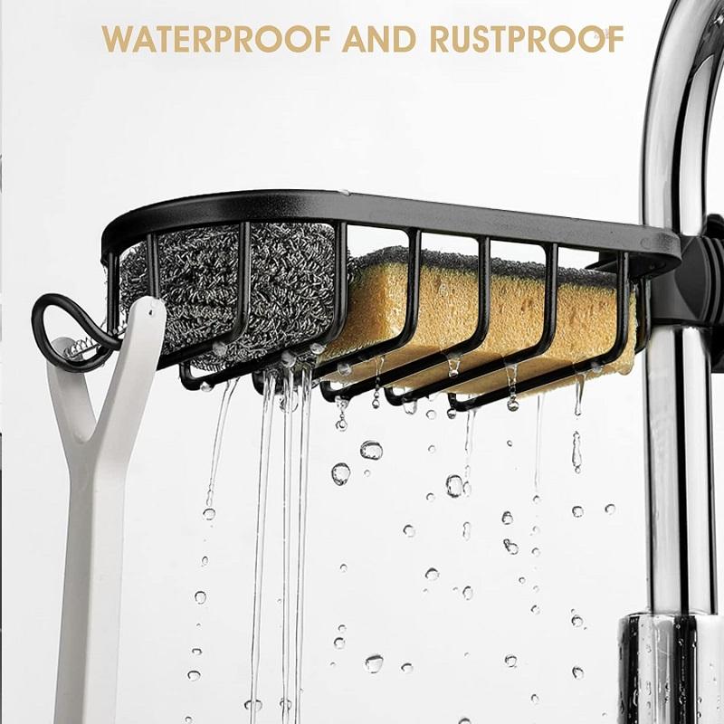 Bathroom Faucet Storage Rack Shower Soap Holder Bathroom Organization Shower Shelves Bathroom Accessories