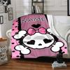 Customizable Sanrio8 Throw Blanket – Personalized Name, All-Season Cozy Snug Blanket, Machine Washable, Personalized Blanket