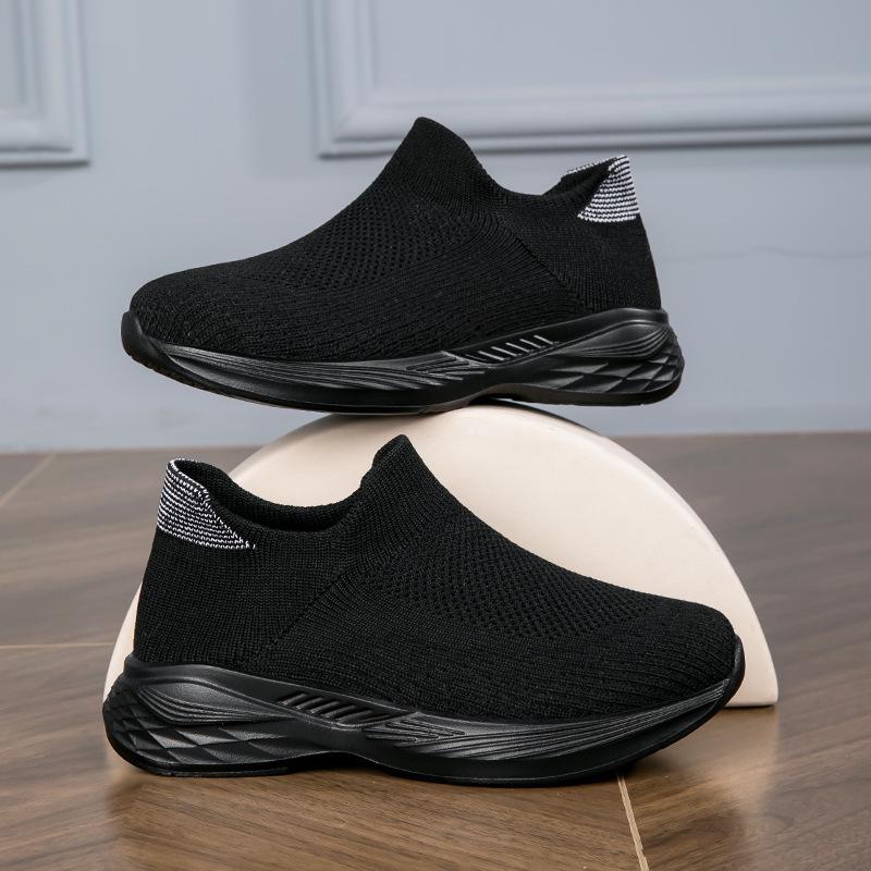 2024 Kids Slip-On Flyknit Sports Shoes - Casual Sock Style for Boys & Girls