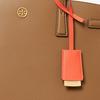 Tory Burch Walker Open Top Leather Shoulder Bag Women Handbags Camel 73623-909