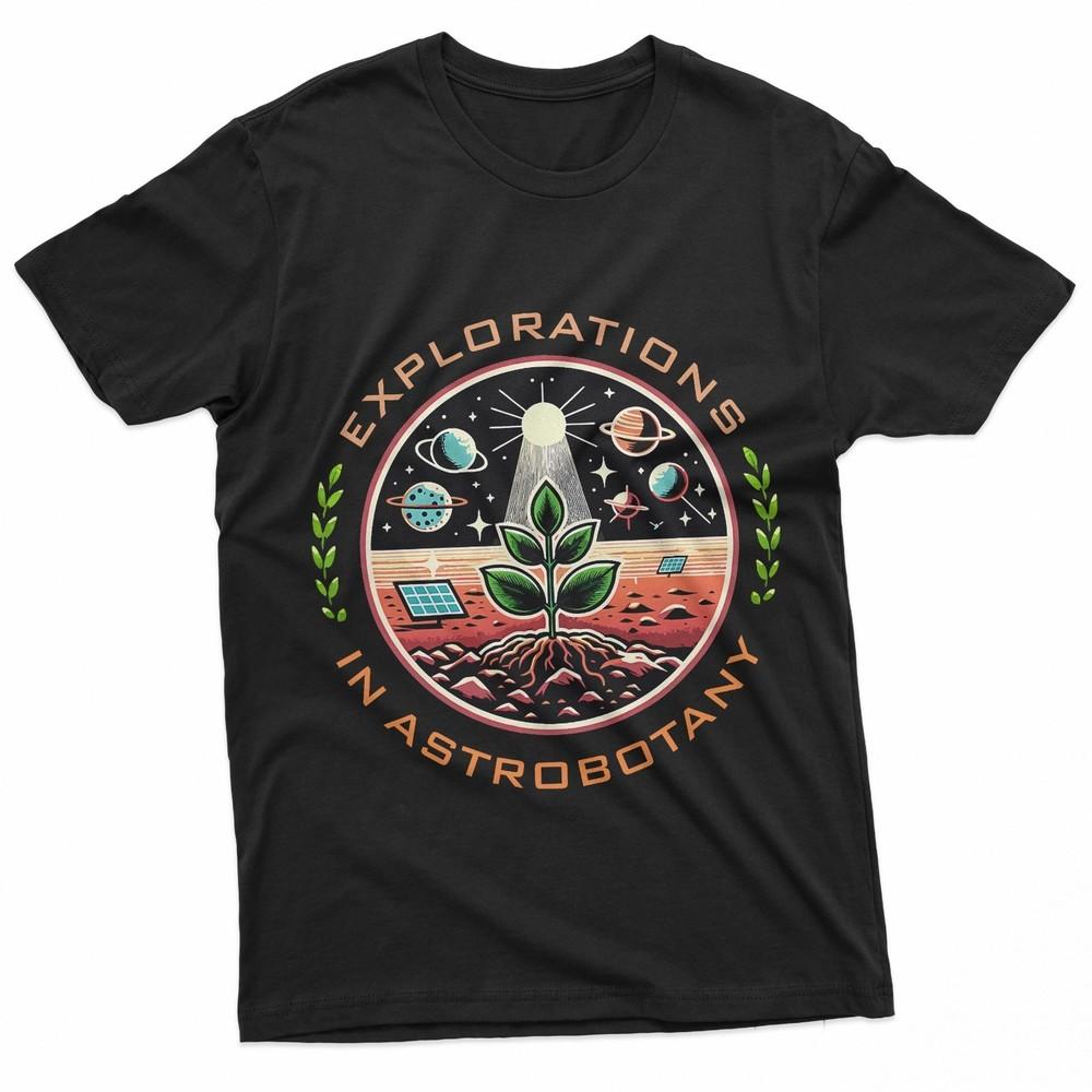 Explorations in Astrobotany Space Science Emblem Design TShirt Unisex T-Shirt M
