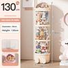 Toy Storage Tube Doll Organizer Bucket Large Transparent Organizing Cylinder Multifunctional Luxury Plastic Organization Boxes