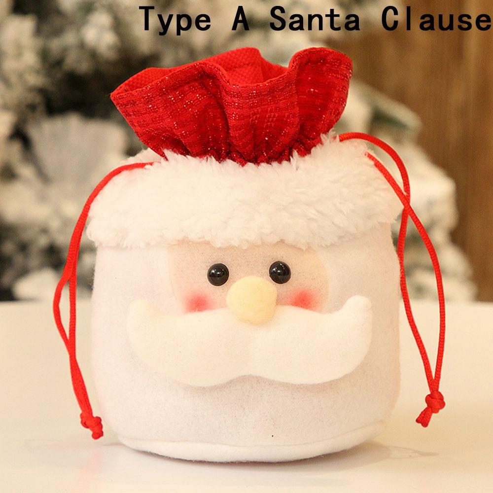 Decoration Xmas Supply Snowman Candy Bags Christmas Tree Decor Apple Container Gift Storage