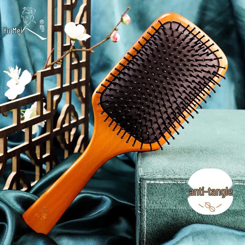 Wooden Airbag Massage Hairbrush