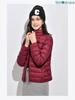 Wnodruke Ultralight Down WN004 Red Wine Women's Jacket, Lightweight, Warm, Compact, (JP, Alphabet, Small, Collar)
