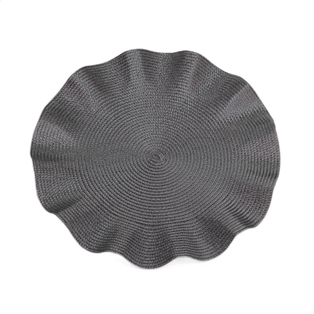 4Pcs Washable Table Mat Heat-resistant Coaster Household Braided Placemat  Party