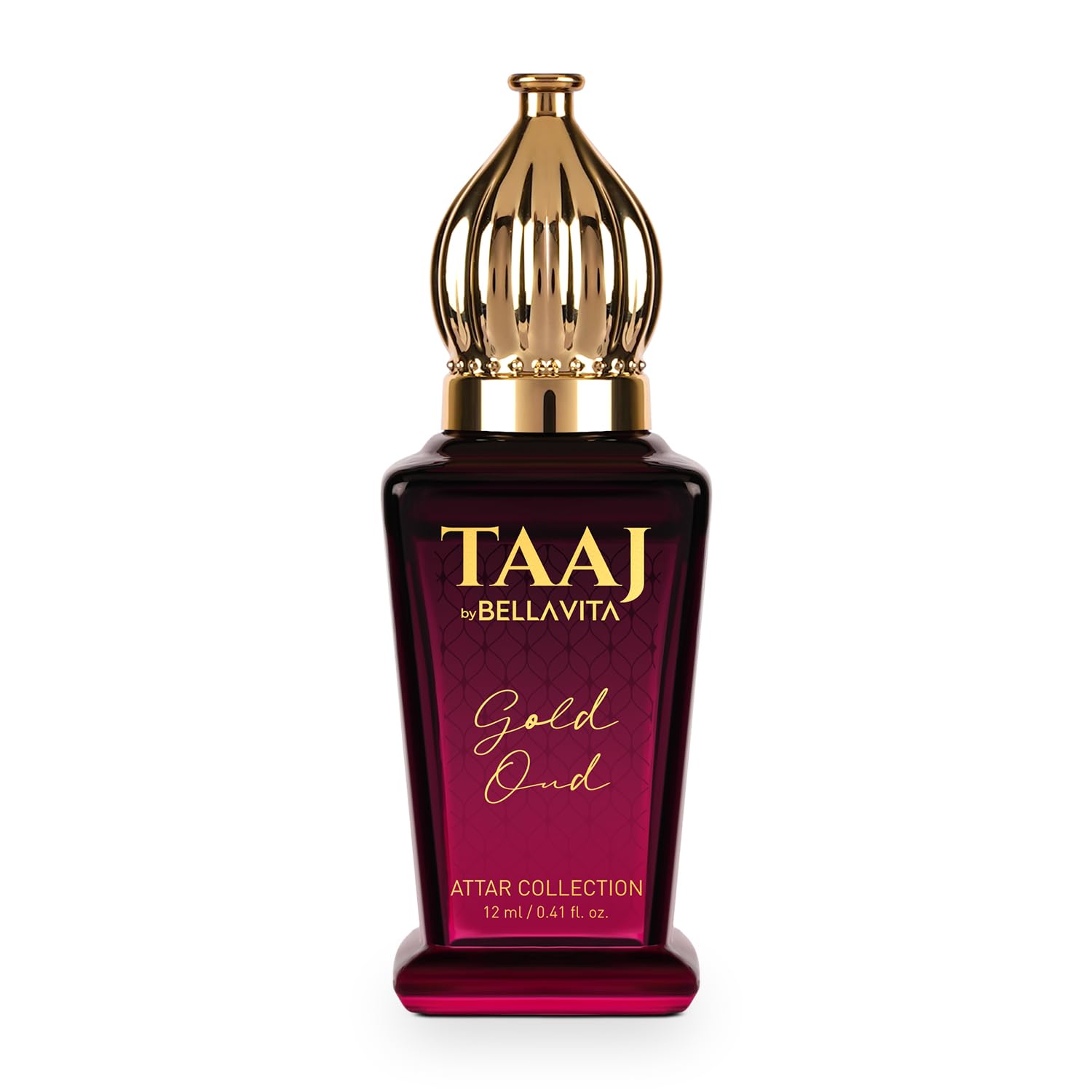 

Bellavita Taaj Gold Oud Attar Roll On 12ml | Long Lasting Alcohol Free Unisex Perfume Oil With Rose Jasmine Orris Caramel Oud