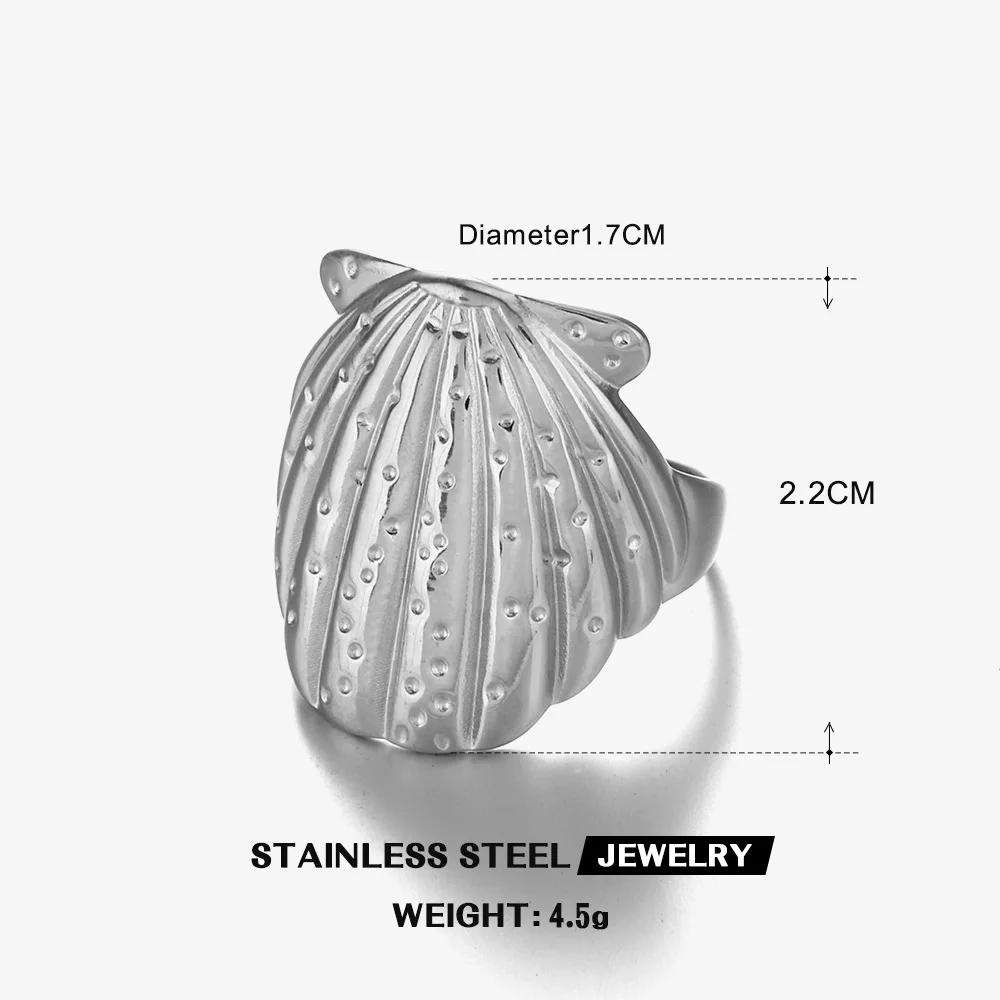 

Hot Sale Simple Geometry Hollow Out Pentagon Star Stereoscopic Rings for Woman Individuation Hip Hop Metal Rings Paty Zircon