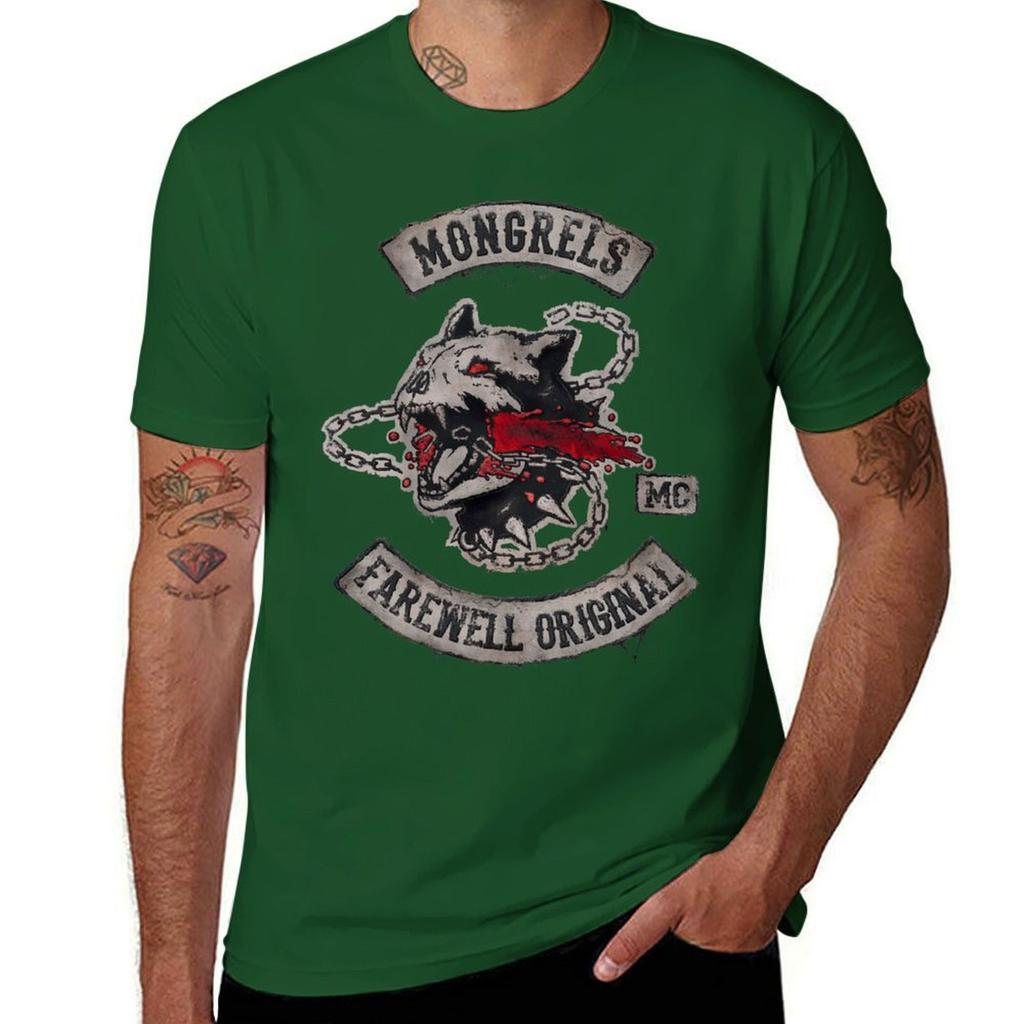 Copia De Mongrel Days Gone T-Shirt Aesthetic Clothes Customs Design Your Own Anime Tops Big and Tall T Shirts for Men