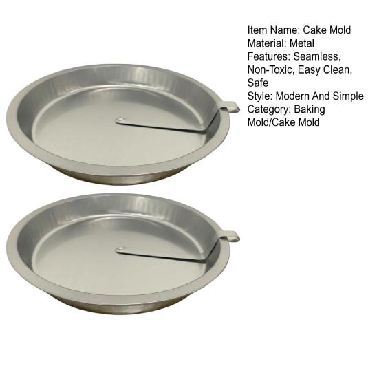 9 Inch Cake Mold with Even Heat Distribution Carbon Steel Non-Stick