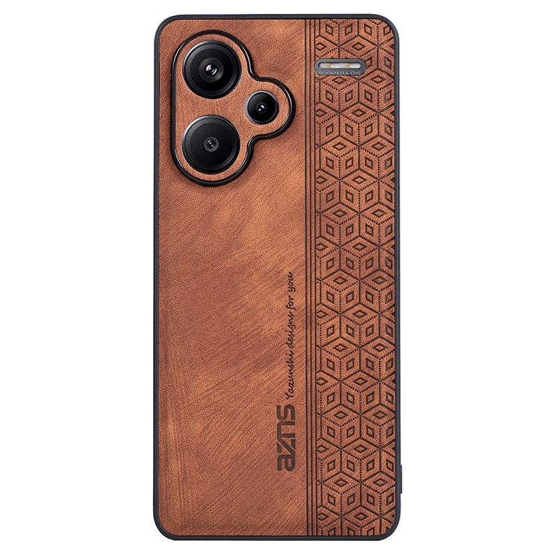 AZNS For Xiaomi Redmi Note 13 Pro+ 5G Case Imprinted PU Leather+TPU Cell Phone Cover
