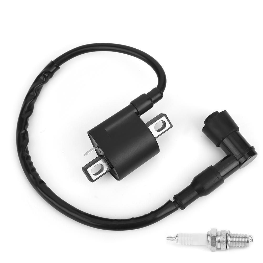 Ignition Coil D8EA Spark Plug Kit for 150cc 200 250cc PIT Quad Dirt Bike ATV Buggy