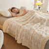 Retro Plaid Comfortable double-sided velvet quilt core bedroom velvet thickened blanket home lamb fleece quilt warm quilt core c