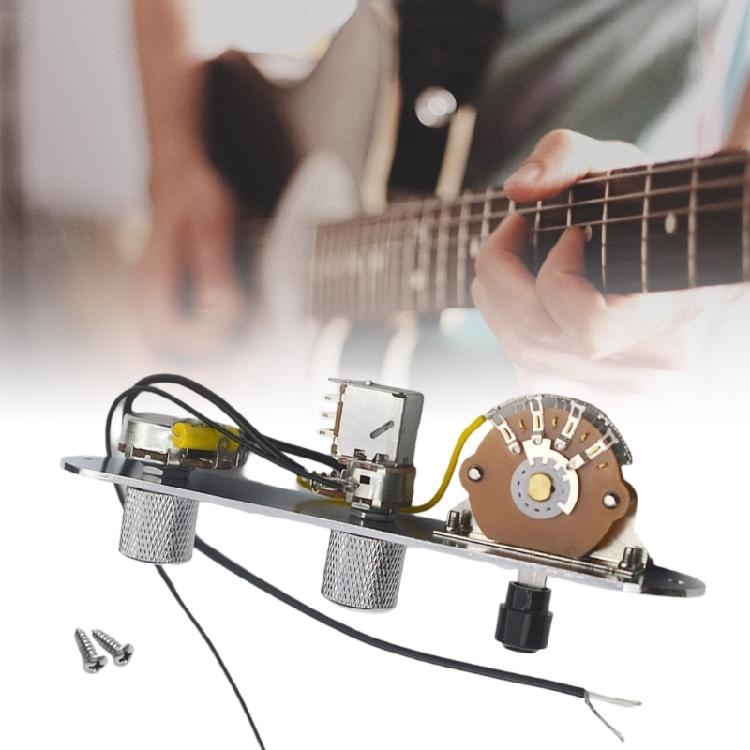 Multifuntional Guitar Control Plate with Push Pull Wiring Guitar Part Guitar Accessories for Dynamic Sound and Easy Use