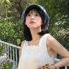 British Style Denim Octagonal Hat Washed Cloth Cloud Hat Fashion Denim Beret  Travel